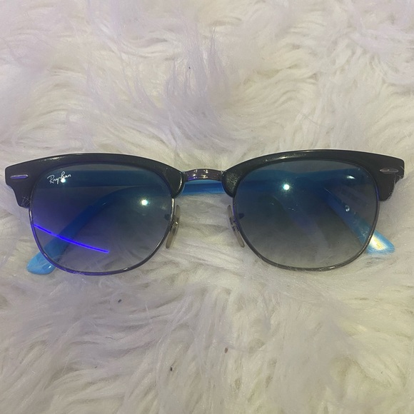 RARE Ray Ban 2156 blue-tint club masters. - Picture 1 of 7